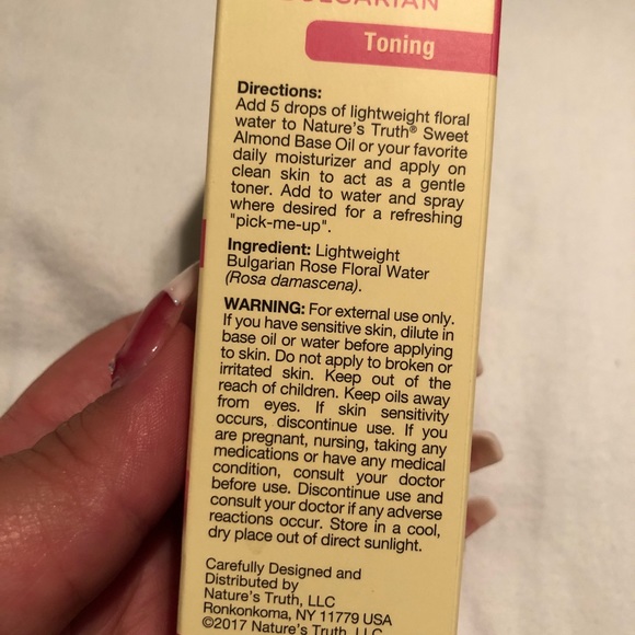 Nature's truth rose water toner NEW - Picture 2 of 8